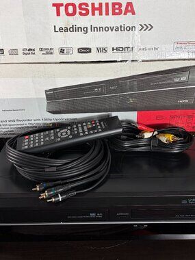 Toshiba DVR620KU DVD Recorder VCR Combo Dubbing Transfer VHS to DVD Remote WORKS